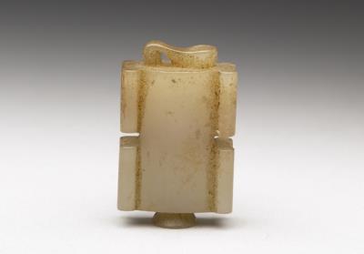 图片[3]-Jade pei pendant in the shape of sheng, Eastern Han dynasty (25-220)-China Archive